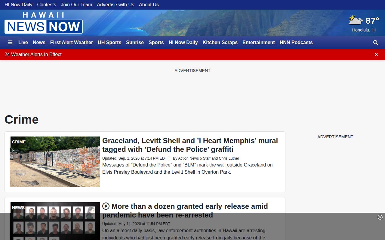 Honolulu County arrest news coverage